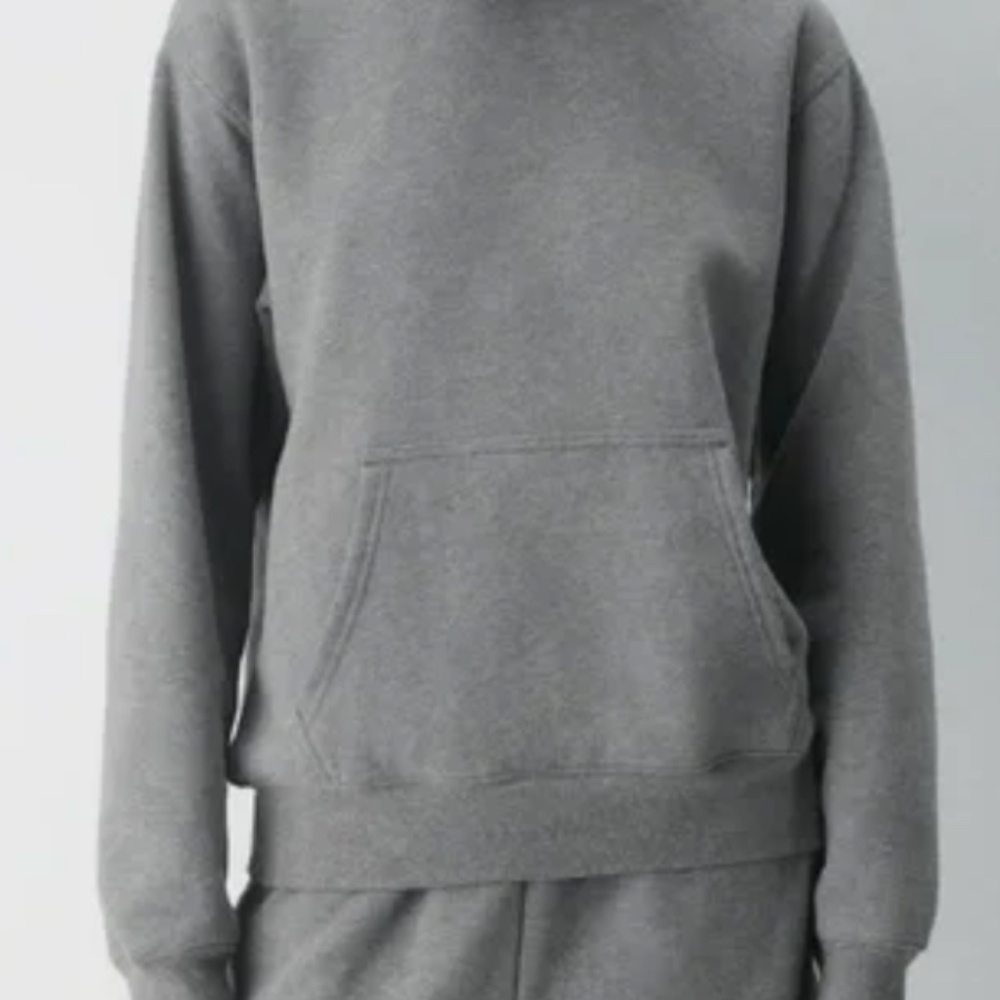 Aritzia Perfect Hoodie TNA Heather Dark Grey Medium